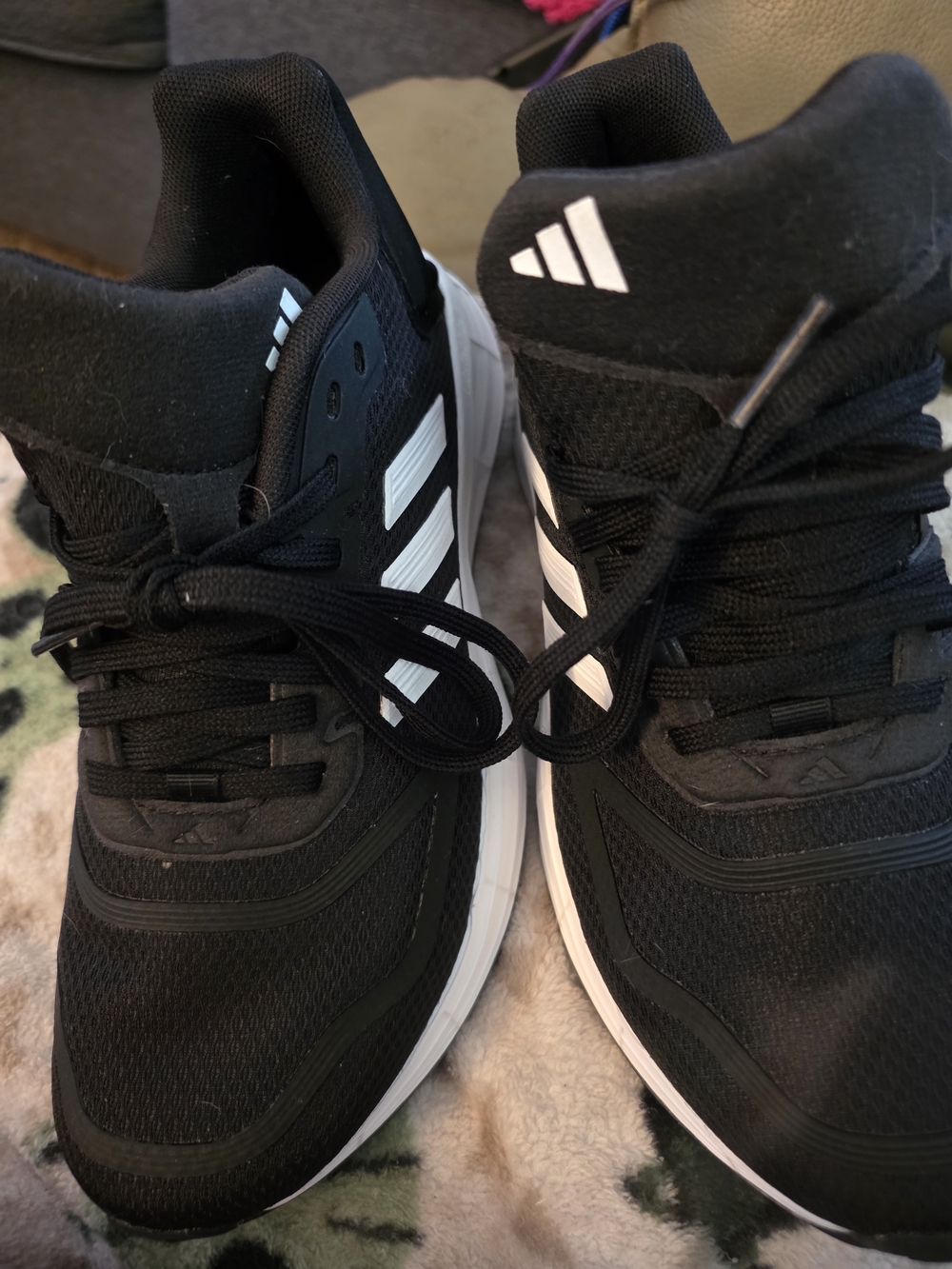 adidas Black and White Men's Athletic Sneakers